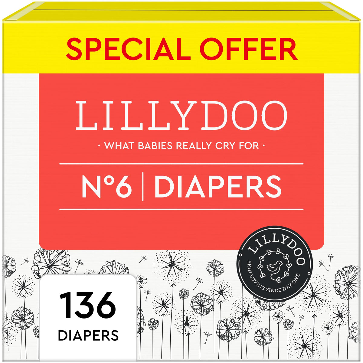 LILLYDOO Diapers Size 6