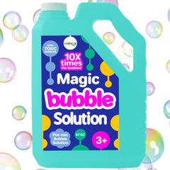 Iridescent Bubble Solution Refill 67 OZ | Non-Toxic Pre-Mix