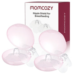 Momcozy Nipple Shield Floral for Breastfeeding Made Without BPA/BPS 17mm 2 Pairs