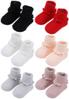 Baby Socks Breathable 0-12 Months Ruffle-6Pairs