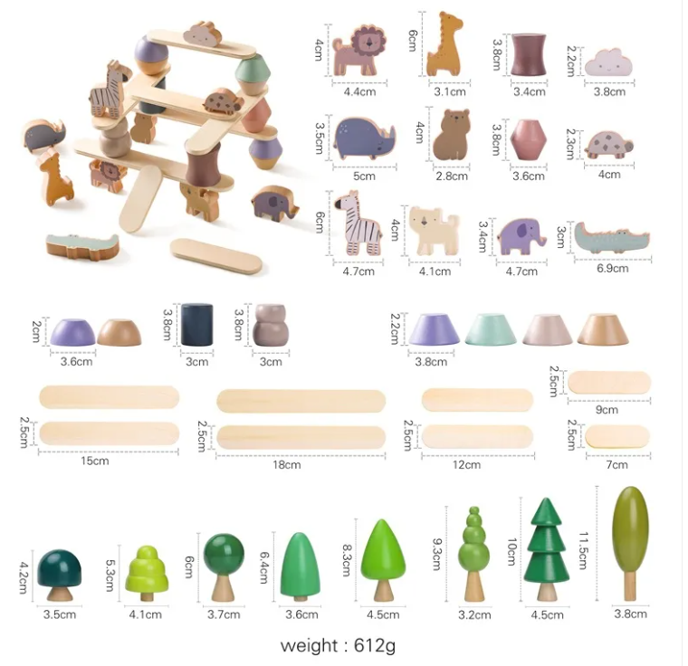 Wooden Learning Toy Set