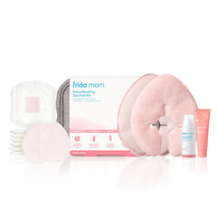 Frida Mom Breastfeeding Survival Kit for Nursing Moms Reusable Hot+Cold Relief 13 Piece Gift Set