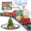 Train Set Electric Train Set w/Smoke Light and Xmas Sounds Christmas Tree Train Toys- Ages 3 4 5 6