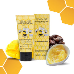 Bella B Nurturing Nipple Butter 2 oz - Organic Nipple Cream For Breastfeeding
