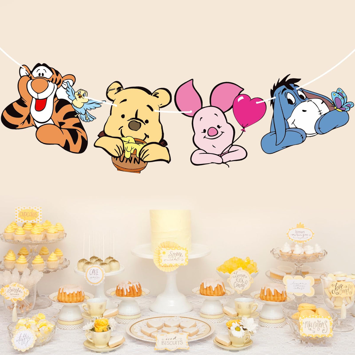 MEMOVAN Pooh Banner