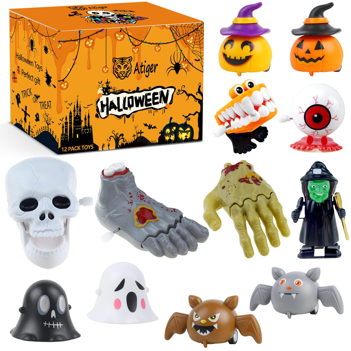 12pcs Halloween Toys