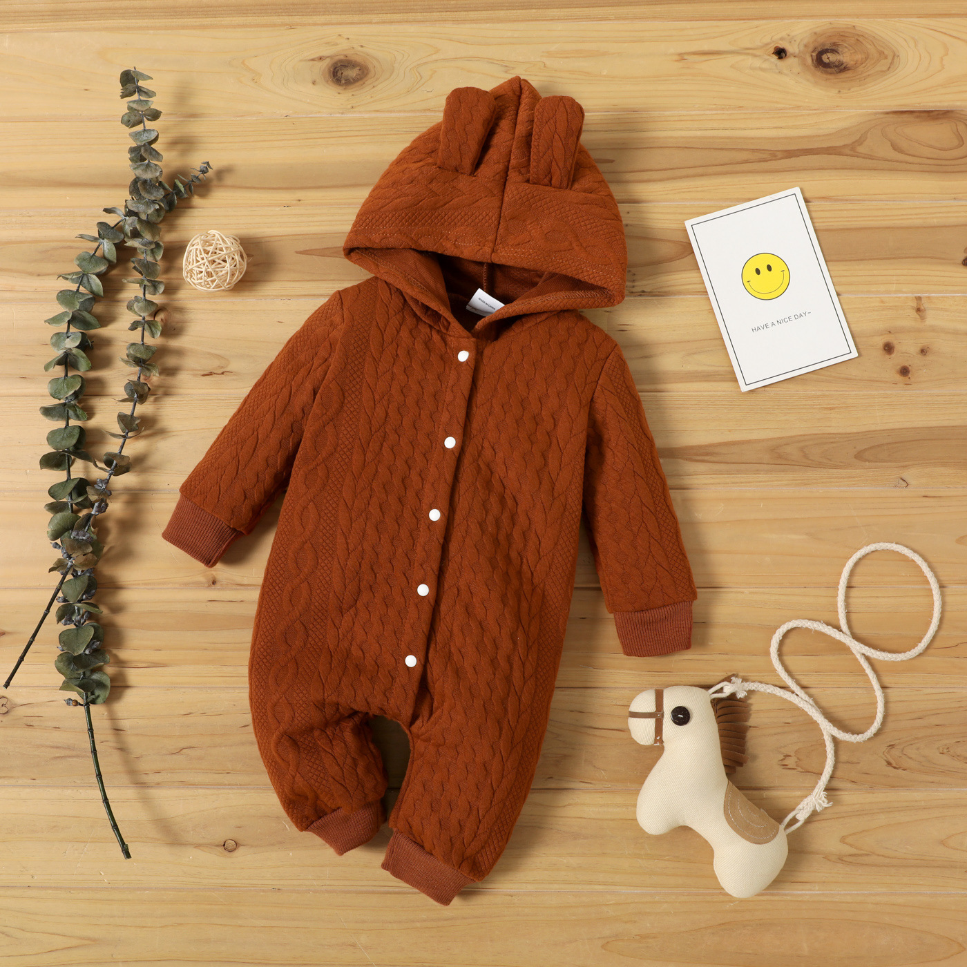 Baby Hooded Romper