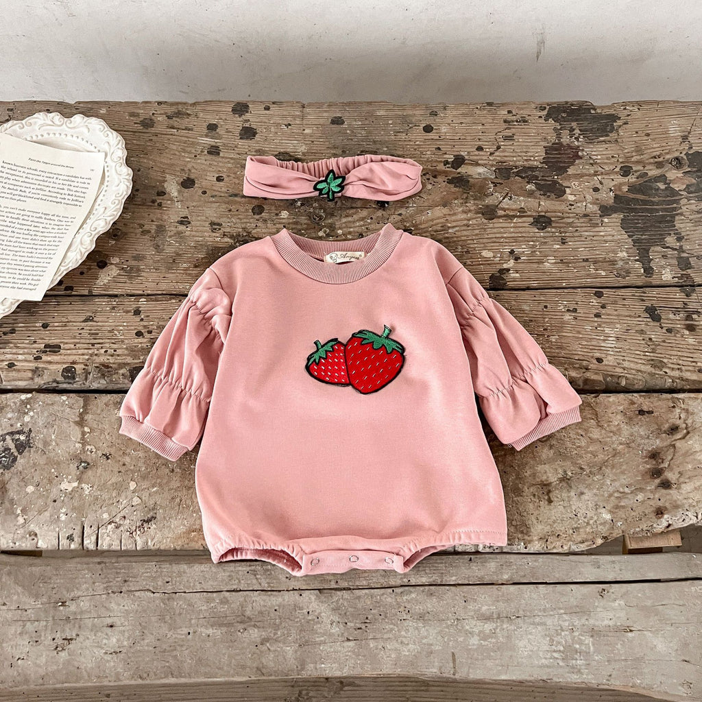 Strawberry Baby Romper