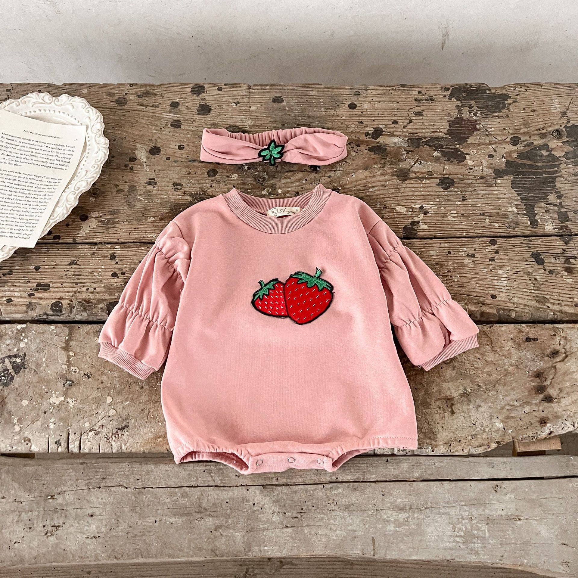Strawberry Baby Romper