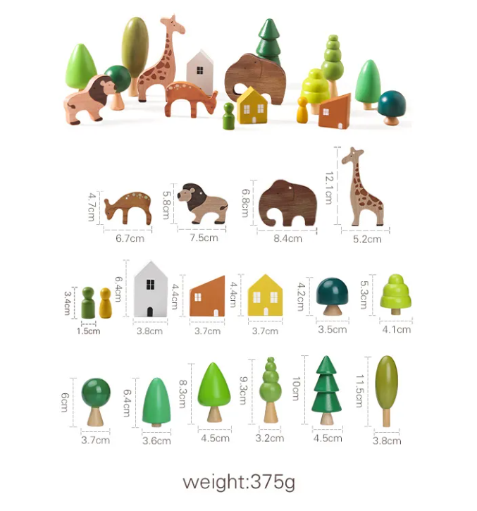 Wooden Learning Toy Set