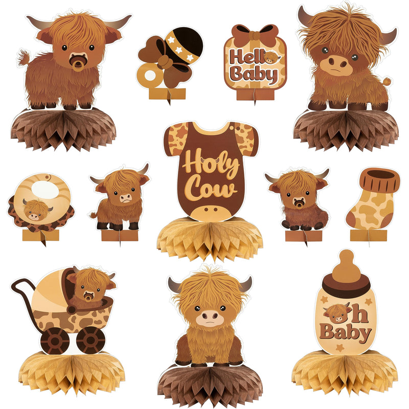 Highland Cow Centerpieces
