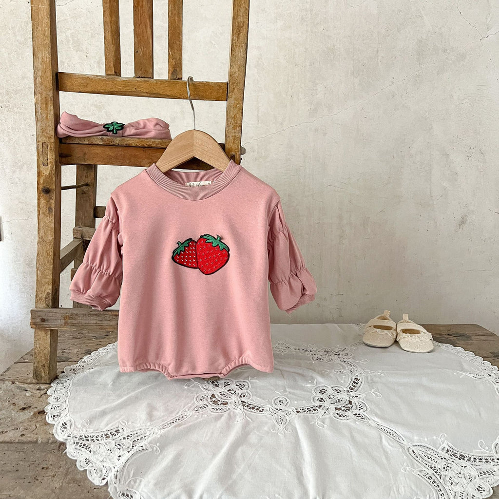 Strawberry Baby Romper