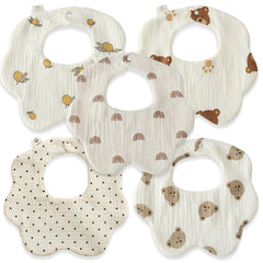 6REBE Muslin Bibs