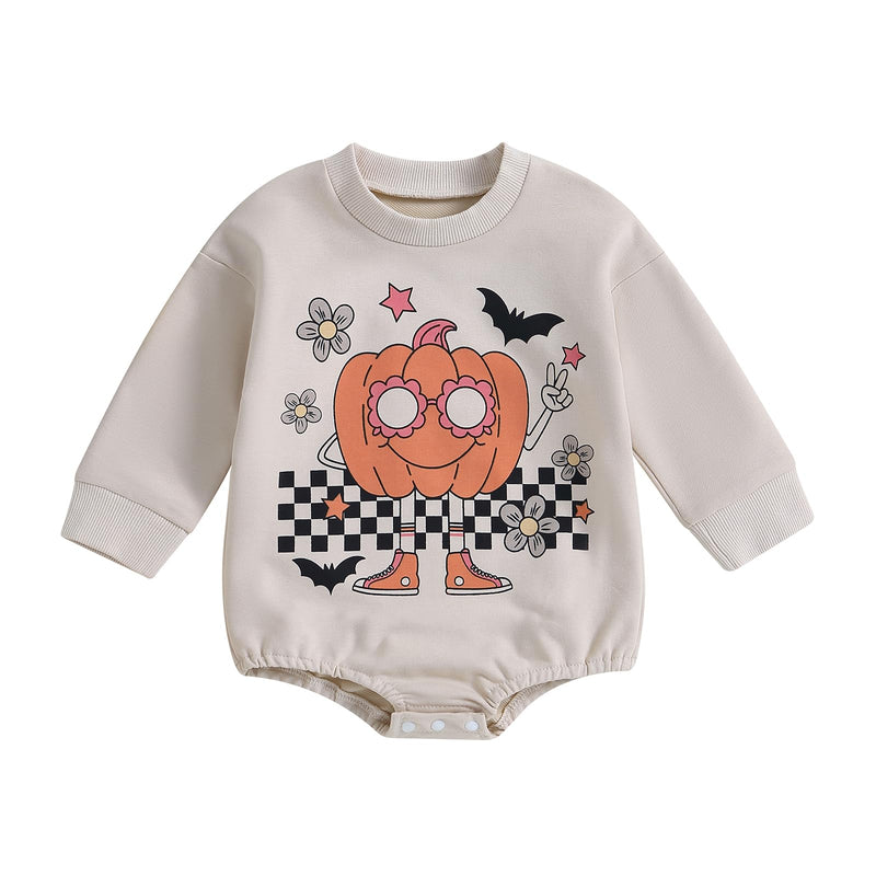 Newborn Baby Girl Halloween Outfit Infant Long Sleeve