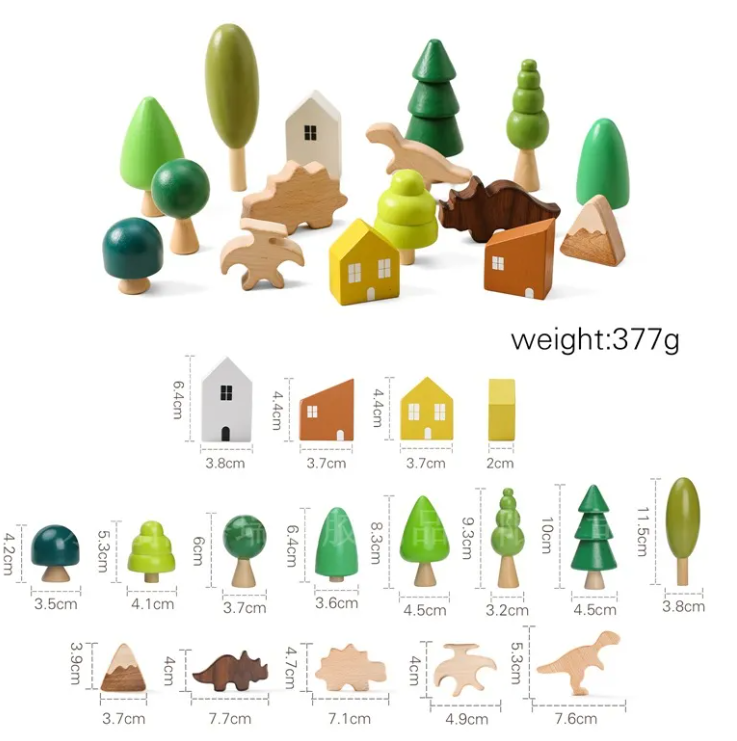 Wooden Learning Toy Set