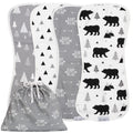 Pondering Pine Burp Cloths