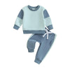 Fall Winter Baby Boy Block Outfit Long Sleeve 0-6 Months