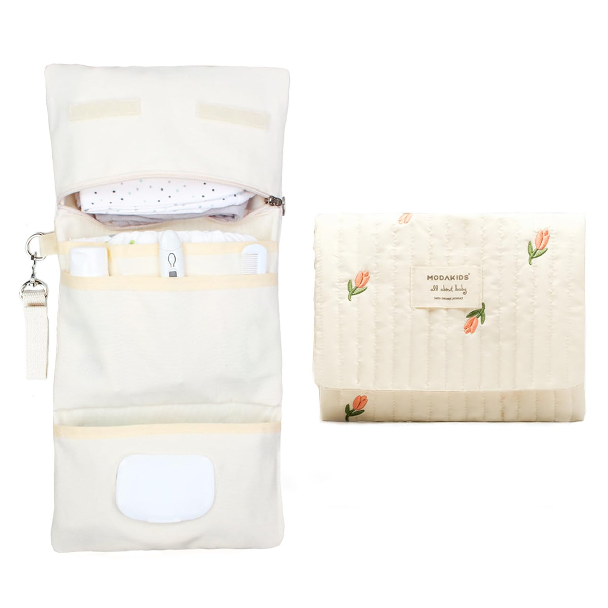 Baby Bag Organizer Waterproof Mini Diaper Bag Foldable