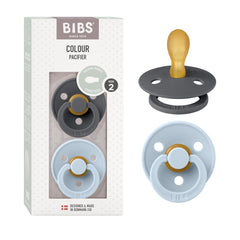 BIBS Pacifiers 6-18 Months & 2-Pack Soothers & BPA-Free Symmetrical Nipple
