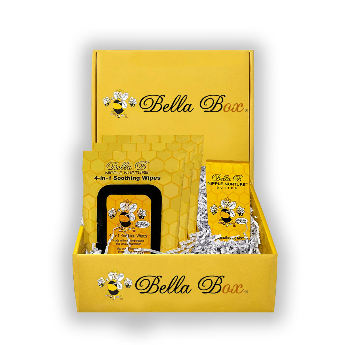 BELLA B Bundle: Nipple Nurture Butter 2oz and Nipple Nurture Breast Wipes 3-Pack Gift