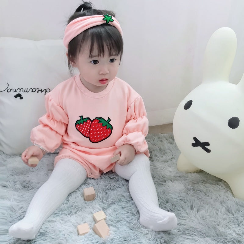 Strawberry Baby Romper