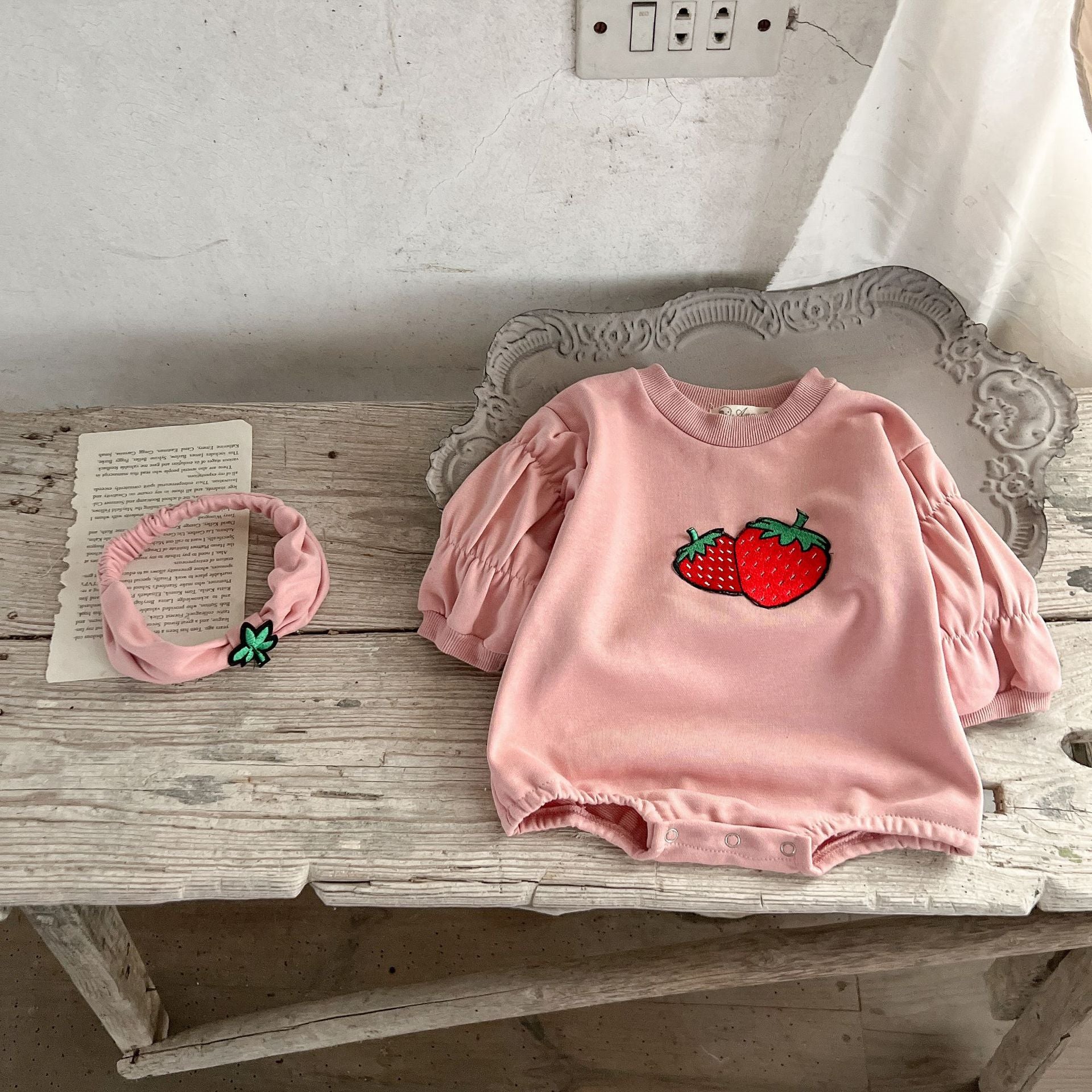 Strawberry Baby Romper