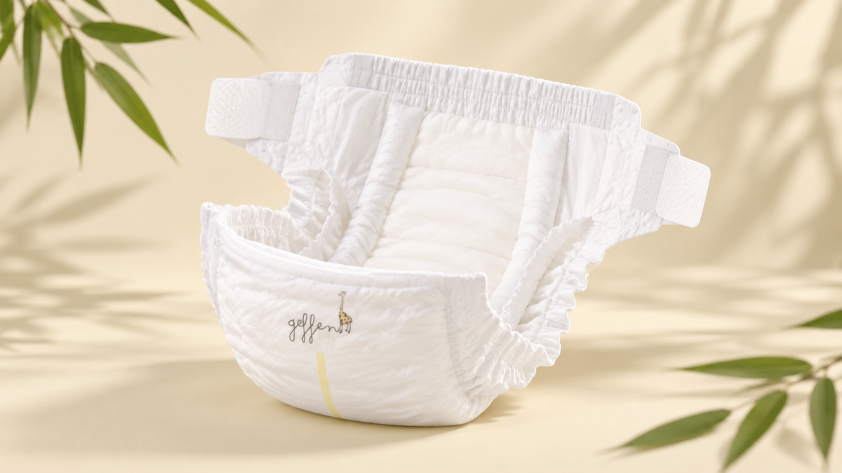 Geffen Bamboo Diapers anatomy view